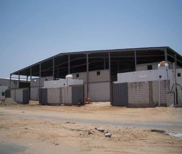خطوات تركيب الهناجر والمستودعات