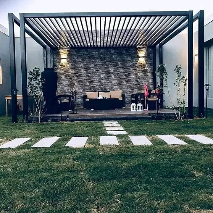 جلسات برجولات خارجية خطوات تركيب جلسات البرجولات