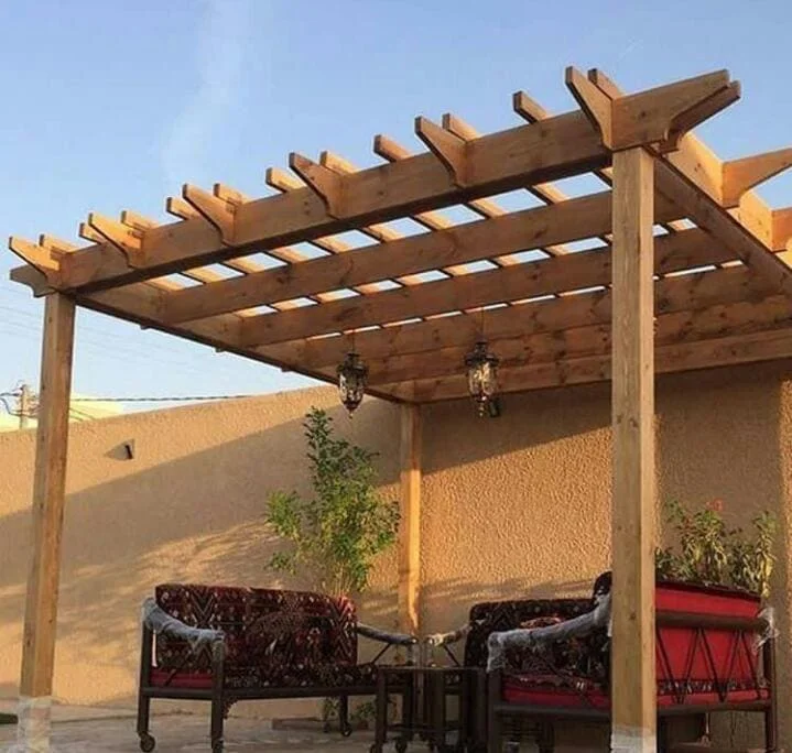 برجولات خشب الشرقية