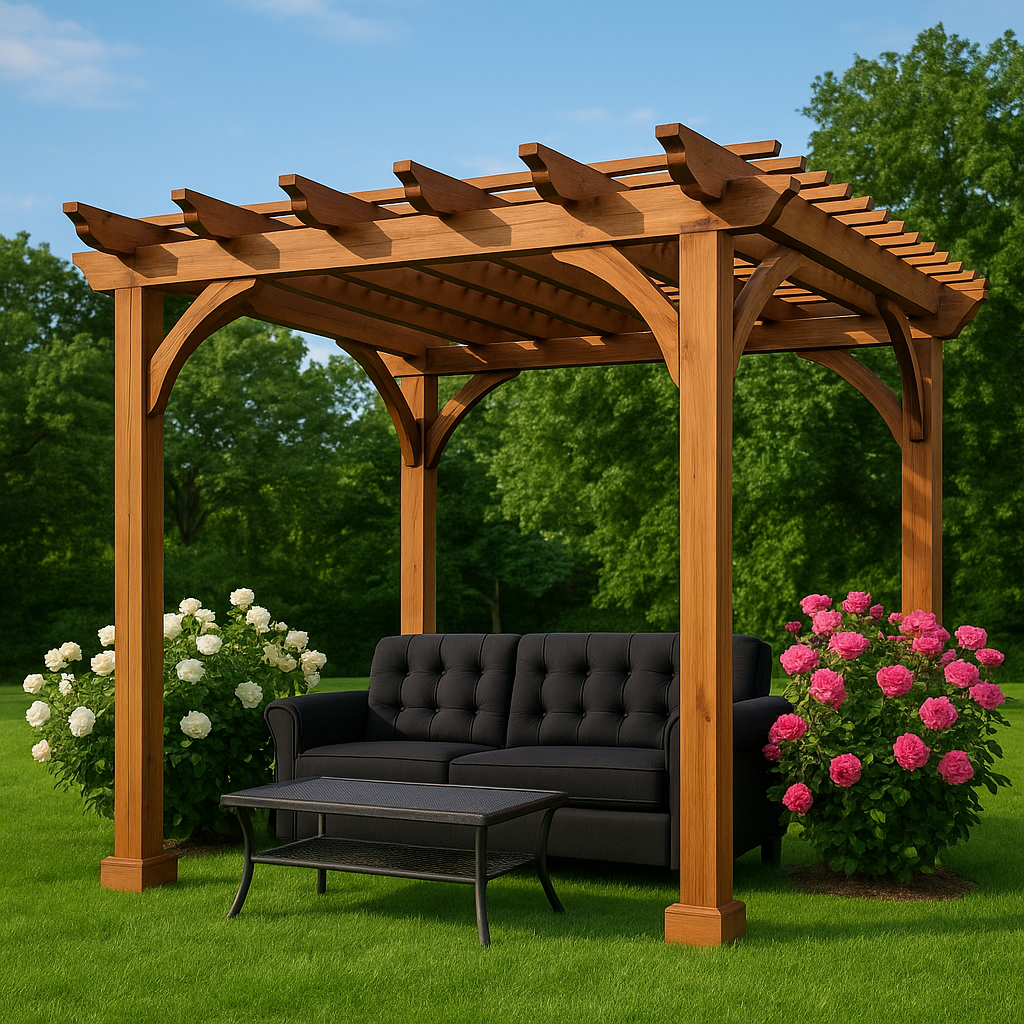 خطوات تركيب برجولات خشب الشرقية