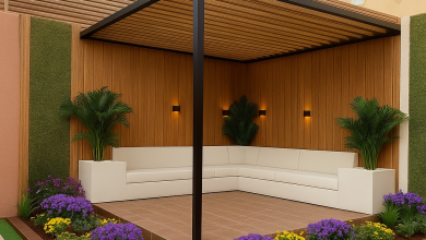 برجولات خشب الشرقية