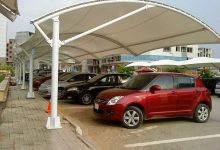 مظلات سيارات كابولي